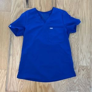 FIGS winning blue catarina scrub top
